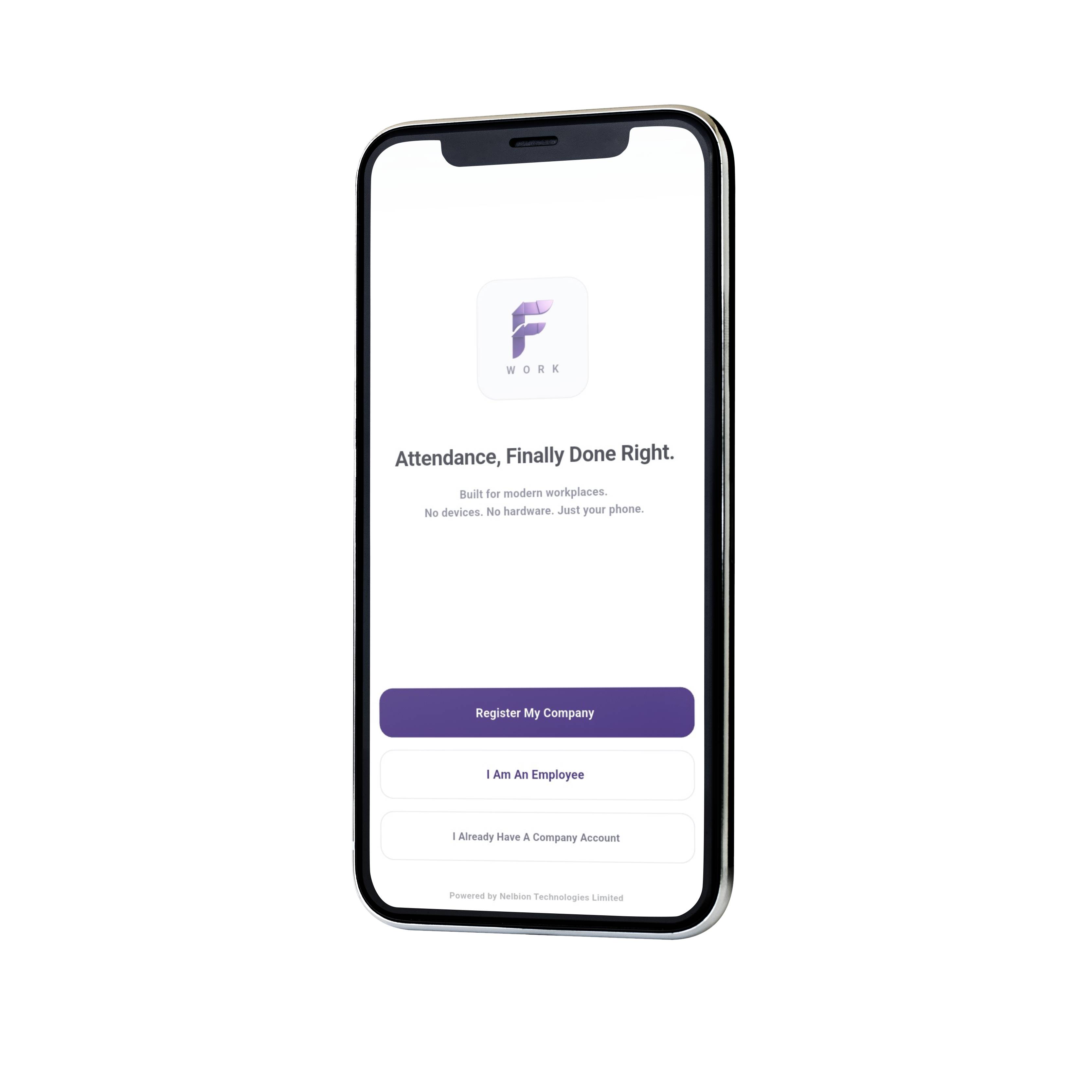 Fasvia check-in screen